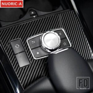 ステンレスセンターコンソールマルチメディアパネル装飾カバートリムメルセデスベンツ E クラス W212 2014-2015 LHD カースタイリング
