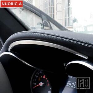 ステンレスダッシュボード装飾ストリップメルセデスベンツ C クラス W205 GLC X253 カースタイリングインテリアアクセサリー
