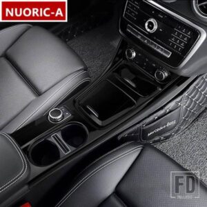 センターコンソールギアシフトウォーターカップホルダー装飾カバートリムメルセデスベンツ A クラス W176 CLA C117 GLA X156 2013-2018 LHD