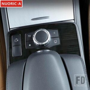 ステンレスセンターコンソールマルチメディアボタンパネル装飾カバートリムメルセデスベンツ E クラスクーペ W207 2014-2016