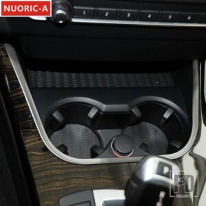 ステンレスセンターコンソール水カップホルダーフレーム装飾カバートリム BMW X3 F25 X4 F26 2011-2017 LHD スタイリング