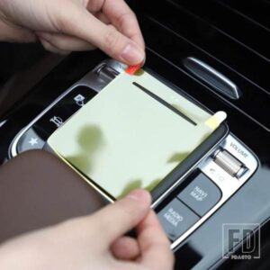 センターコンソール手書きマウスフィルム 1 セットメルセデスベンツ A クラス A180 A200 2019 車体ギアシフトステッカー