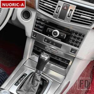 ステンレスセンターコンソールフレーム装飾ギアシフトカバートリムメルセデスベンツ E クラス W212 2010-2011 カースタイリング