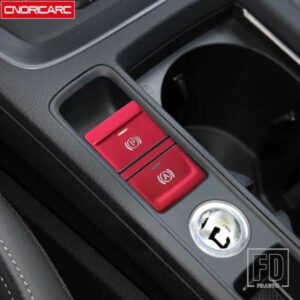 電子ハンドブレーキボタンスパンコール装飾カバートリムアウディ Q3 用カースタイリング 2019 2020 合金インテリアアクセサリー