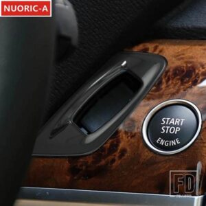 ステンレス鍵穴パネル装飾カバートリム BMW X5 X6 E70 E71 LHD カースタイリングインテリアアクセサリー