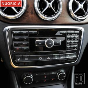 ステンレスセンターコンソール CD フレーム装飾カバートリムメルセデスベンツ CLA GLA A クラス C117 X156 W176 スタイリング