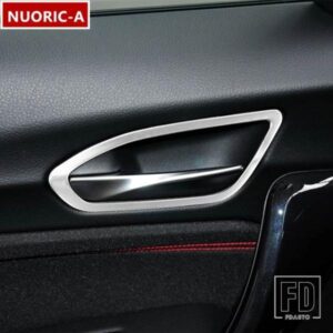 ドアハンドルフレーム装飾カバートリム BMW F20 1 シリーズ 2012-2016 用カースタイリングステンレスインテリアアクセサリー