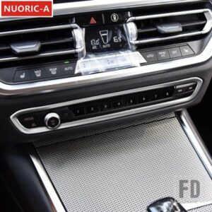 ステンレスセンターコンソールボタンフレーム装飾カバートリム BMW 3 シリーズ G20 G28 2020-2022 カースタイリングインテリア