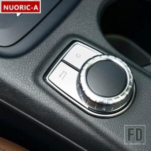 センターコンソールマルチメディアボタンデカール装飾カバートリムステッカーメルセデスベンツ C117 CLA X156 GLA W176 W246 AB クラス