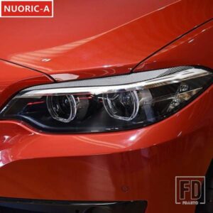 フロントヘッドライトアイブロウステッカー装飾カバートリム BMW 2 シリーズ F22 F23 2015-2019 カースタイリング外装アクセサリー