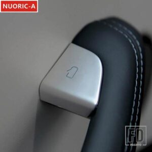 ドアボタンデカールステッカーテスラモデル 3 2023 2024 ABS スタイリングインテリアアクセサリー