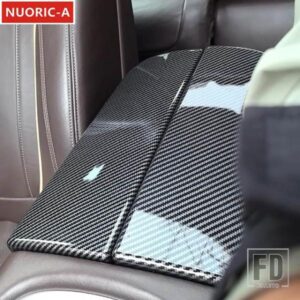 カーボンカラーセンターコンソールアームレストボックスパネル装飾カバートリム BMW 7 シリーズ G11 G12 2017-2022 スタイリング