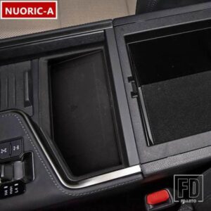 黒センターコンソール防塵滑り止めマット装飾カバートリムレクサス GX550H 2024 LHD カースタイリングインテリアアクセサリー