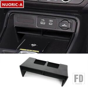 黒センターコンソール収納ボックス装飾カバートリムホンダ CR-V CRV 2023 カースタイリングインテリアアクセサリー