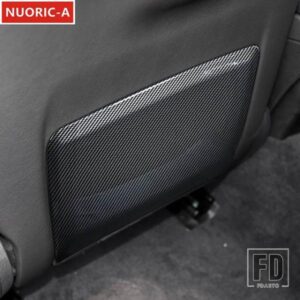 カーボンカラーシートバックキックパネル装飾カバートリムメルセデスベンツ C E クラス GLC W205 W213 X253 スタイリング