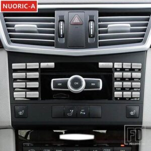センターコンソールボタンデカール装飾カバートリムメルセデスベンツ GLK E クラス X204 W212 カースタイリングインテリアアクセサリー