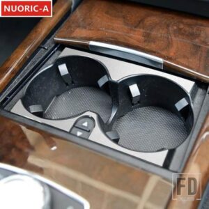 合金センターコンソール水カップホルダースパンコール装飾カバートリムメルセデスベンツ E クラス W212 2012-2015