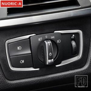 スタイリングヘッドライトスイッチボタンフレーム装飾カバートリム BMW 1 2 3 4 シリーズ X5 X6 F20 F21 F22 F30 F34 F32 F15 F16