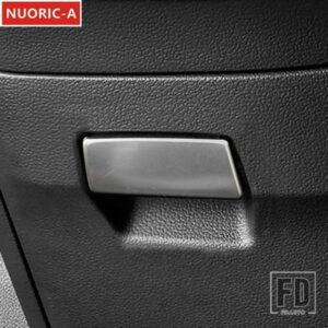 ステンレスメインドライバー収納ボックススイッチパネル装飾カバートリムアウディ A4 B9 2017-2019 LHD カースタイリングインテリア