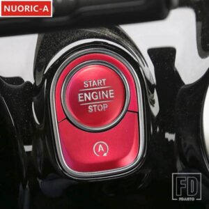 カースタイリングスタートエンジンストップボタンスパンコール装飾カバートリムメルセデスベンツ W177 W247 C118 H247 X247 合金