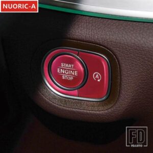 スタートエンジンストップボタンスパンコール装飾カバートリム 3 個メルセデスベンツ W167 GLE GLS G クラス 2019-2020 合金