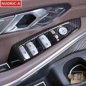 カースタイリング窓ガラス昇降ボタンフレーム装飾カバートリム BMW 3 シリーズ G20 2020-2022 LHD インテリアアクセサリー