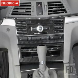 ステンレスセンターコンソールエアコン CD パネル装飾カバートリムメルセデスベンツ E クラスクーペ W207 C207 2009-10
