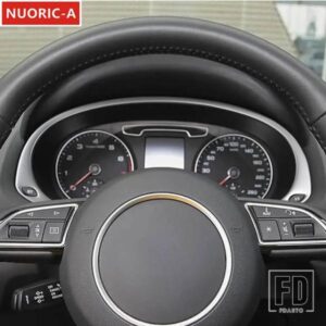ステンレスダッシュボードフレーム装飾カバートリムアウディ Q3 2012-2016 カースタイリングインテリアアクセサリー
