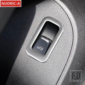 ステンレスのトランクボタンフレーム装飾カバートリムアウディ Q5 2010-2016 カースタイリングインテリアアクセサリー