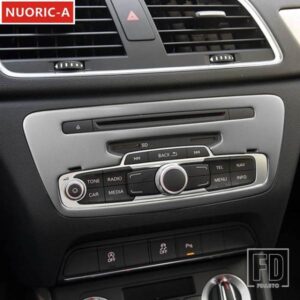 ステンレスセンターコンソールフレーム装飾カバートリムアウディ Q3 2012-2018 カースタイリングインテリアアクセサリー