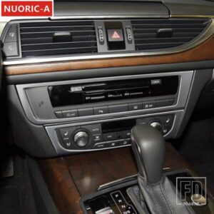 ステンレスセンターコンソール CD フレーム装飾カバートリムアウディ A6 C7 2012-2018 LHD カースタイリングインテリアアクセサリー