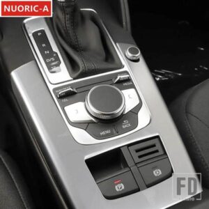 ステンレスセンターコンソールギアシフトフレーム装飾カバートリムアウディ A3 8V 2013-2018 カースタイリングインテリアアクセサリー