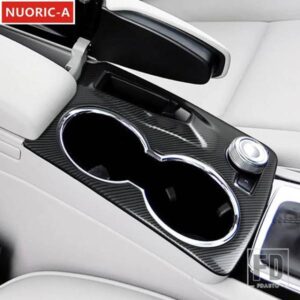 ステンレスセンターコンソール水カップホルダーフレーム装飾カバートリムメルセデスベンツ GLK X204 2008-2015 LHD カースタイリング