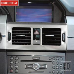 ステンレスセンターコンソール空調ベントフレーム装飾カバートリムメルセデスベンツ GLK X204 2008-2012