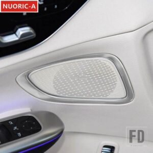 カースタイリングドアオーディオスピーカーフレーム装飾カバートリムメルセデスベンツ C クラス W206 2022 2023 ステンレスインテリア
