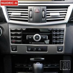ステンレスセンターコンソール CD フレーム装飾カバートリムメルセデスベンツ E クラス W212 2010-2011 カースタイリングインテリア