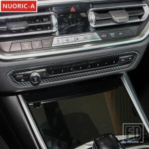ステンレスセンターコンソールボタンフレーム装飾カバートリム BMW 3 シリーズ G20 G28 2020-2022 カースタイリングインテリア