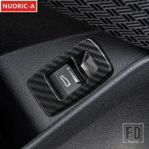 カーボンカラートランクスイッチボタンフレーム装飾カバートリム BMW X1 U11 2023 2024 カースタイリングインテリアアクセサリー