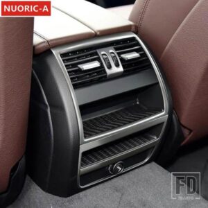 ステンレスリア空調アウトレットフレーム装飾カバートリム BMW 5 シリーズ F10 F18 2011-2017 カースタイリングインテリア