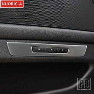ステンレスシートメモリボタンフレーム装飾カバートリム BMW 5 シリーズ F10 F18 2011-2017 カースタイリングインテリア