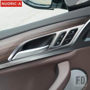 ステンレスドアハンドルフレーム装飾カバートリム BMW X3 X4 G01 G02 2018-2022 LHD カースタイリングインテリアアクセサリー