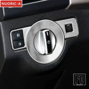 ステンレスヘッドライトフォグランプスイッチフレーム装飾カバートリムメルセデスベンツ GLA CLA ML GL GLE GLS A C クラス