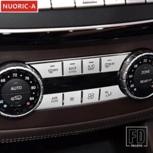 センターコンソール空調ボタンデカール装飾カバートリムメルセデスベンツ ML GL GLE GLS カースタイリングインテリア