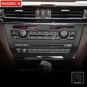 ステンレスセンターコンソール CD フレーム装飾カバートリム BMW X5 X6 F15 F16 カースタイリングインテリアアクセサリー