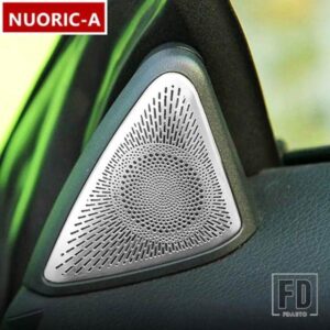 ステンレス A ピラーツイーター装飾カバートリムメルセデスベンツ SLK200 300 350 2011-2012 インテリアアクセサリー