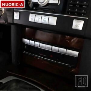 センターコンソール機能ボタンデカール装飾カバートリムカースタイリングメルセデスベンツ W212 W204 X204 GLK C E クラス
