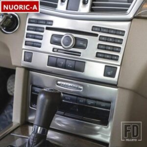 ステンレスセンターコンソールエアコン CD パネル装飾カバートリムメルセデスベンツ E クラス W212 2009-2011 インテリア