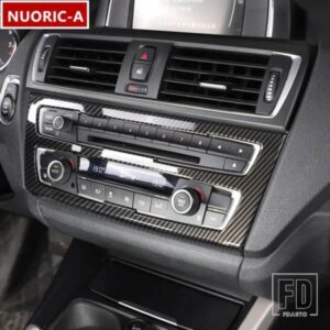 カーボンカラーセンターコンソール空調ボタンフレーム装飾カバートリム BMW 1 2 シリーズ F20 F21 F22 F23 12-16