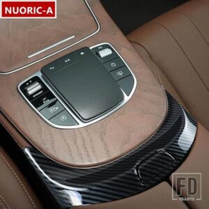 センターコンソールアームレストボックスボタンパネル装飾カバートリムメルセデスベンツ W213 E クラス 2017-2021 インテリアアクセサリー