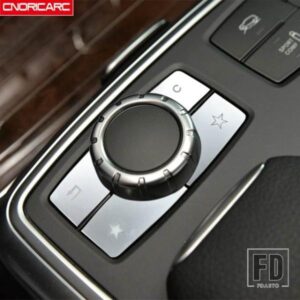 センターコンソールマルチメディアボタンスパンコール装飾カバートリムメルセデスベンツ ML GL W166 X166 2012-2015 カースタイリングインテリア